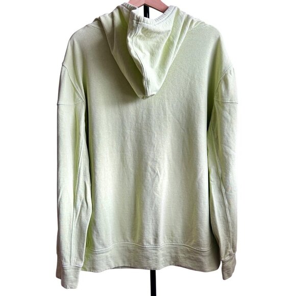 Jungmaven Size XL Light Green Full Zip Hooded Sweatshirt Hemp Cotton Organic EUC - Picture 2 of 6